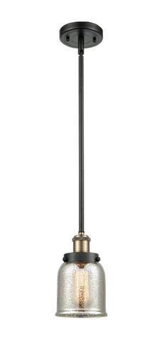 Bell 1 Light Mini Pendant In Black Antique Brass (916-1S-Bab-G58)