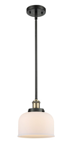 Bell 1 Light Mini Pendant In Black Antique Brass (916-1S-Bab-G71)