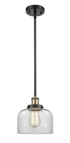 Bell 1 Light Mini Pendant In Black Antique Brass (916-1S-Bab-G72)