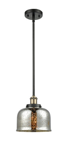 Bell 1 Light Mini Pendant In Black Antique Brass (916-1S-Bab-G78)