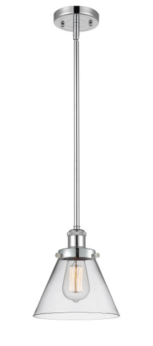 Cone 1 Light Mini Pendant In Polished Chrome (916-1S-Pc-G42)