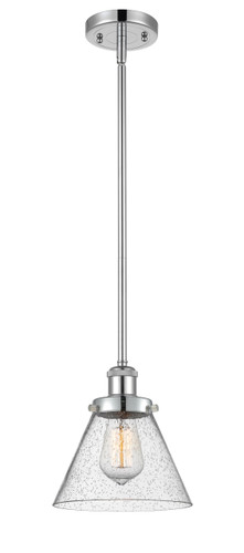 Cone 1 Light Mini Pendant In Polished Chrome (916-1S-Pc-G44)