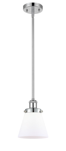 Cone 1 Light Mini Pendant In Polished Chrome (916-1S-Pc-G61)