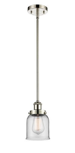 Bell 1 Light Mini Pendant In Polished Nickel (916-1S-Pn-G52)