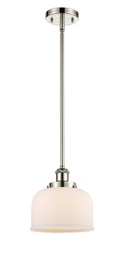 Bell 1 Light Mini Pendant In Polished Nickel (916-1S-Pn-G71)