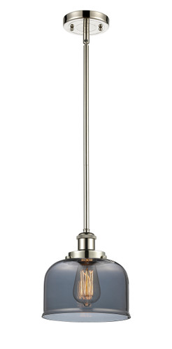 Bell 1 Light Mini Pendant In Polished Nickel (916-1S-Pn-G73)