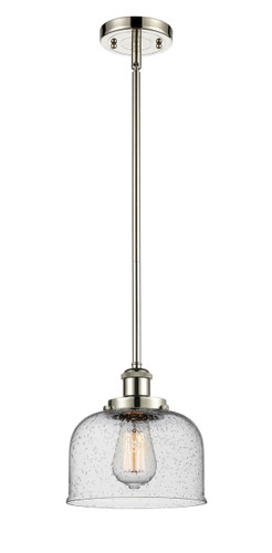 Bell 1 Light Mini Pendant In Polished Nickel (916-1S-Pn-G74)