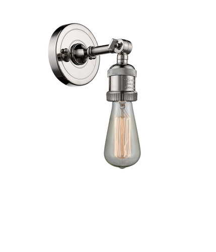 Bare Bulb 1 Light Sconce In Polished Nickel (203Nh-Pn)