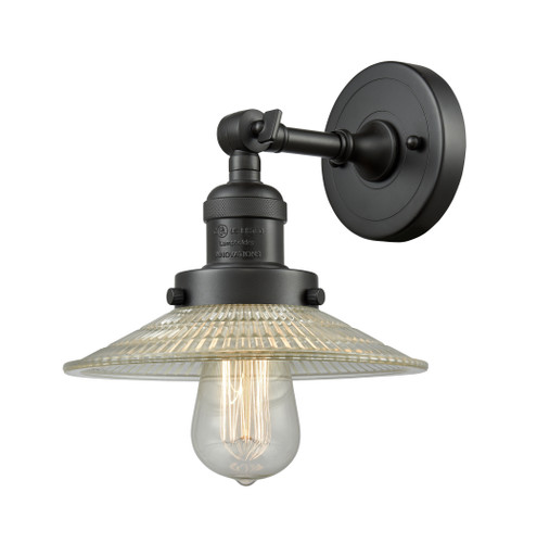 Halophane 1 Light Sconce In Oil Rubbed Bronze (203-Ob-G2)