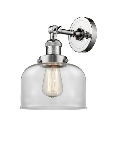 Large Bell 1 Light Sconce In Polished Chrome (203-Pc-G72)