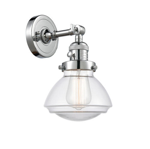 Olean 1 Light Sconce With Switch In Polished Chrome (203Sw-Pc-G322)