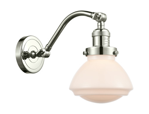 Olean 1 Light Sconce In Polished Nickel (515-1W-Pn-G321)