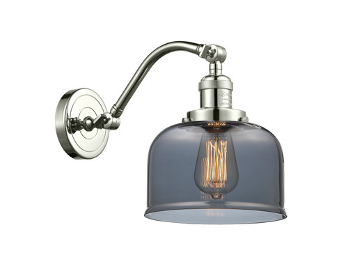 Large Bell 1 Light Sconce In Polished Nickel (515-1W-Pn-G73)