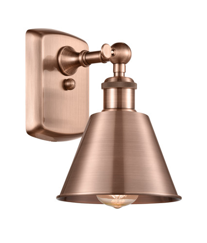 Smithfield 1 Light Sconce In Antique Copper (516-1W-Ac-M8)