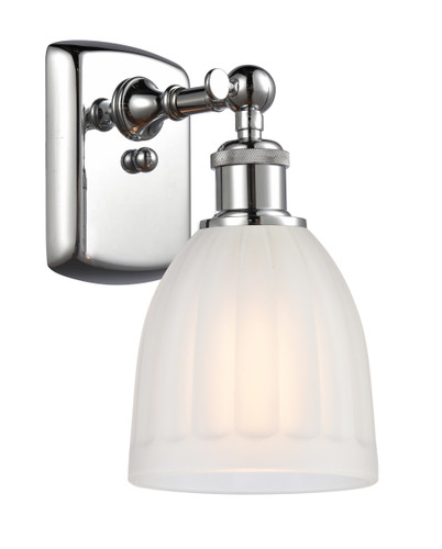 Brookfield 1 Light Sconce In Polished Chrome (516-1W-Pc-G441)