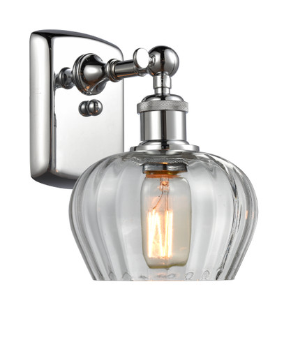 Fenton 1 Light Sconce In Polished Chrome (516-1W-Pc-G92)