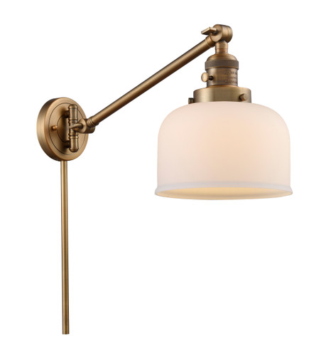 Bell 1 Light Swing Arm With Switch In Brushed Brass (237-Bb-G71)