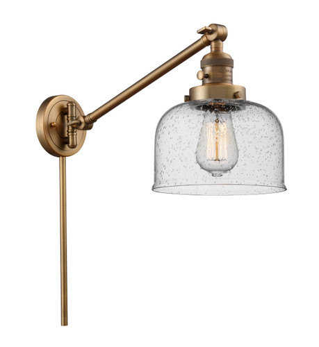 Bell 1 Light Swing Arm With Switch In Brushed Brass (237-Bb-G74)