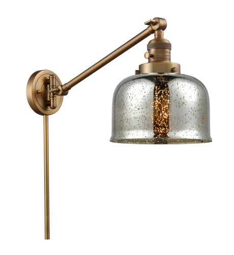 Bell 1 Light Swing Arm With Switch In Brushed Brass (237-Bb-G78)