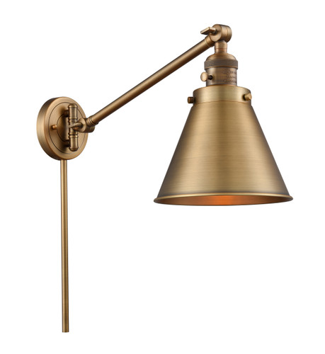 Appalachian 1 Light Swing Arm With Switch In Brushed Brass (237-Bb-M13-Bb)