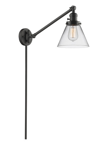 Cone 1 Light Swing Arm With Switch In Oil Rubbed Bronze (237-Ob-G42)