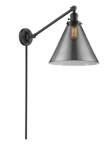 Cone 1 Light Swing Arm With Switch In Oil Rubbed Bronze (237-Ob-G43-L)