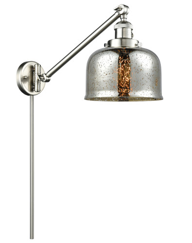 Bell 1 Light Swing Arm With Switch In Brushed Satin Nickel (237-Sn-G78)