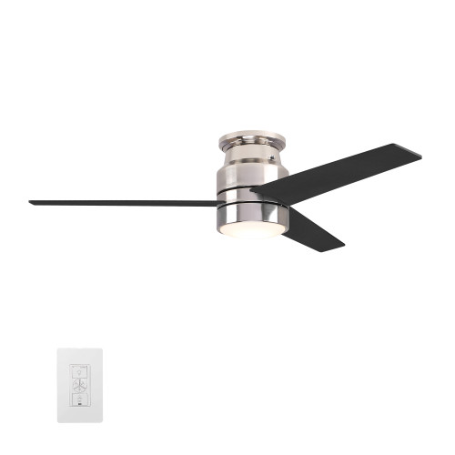 Raiden 52" Silver Indoor Smart Ceiling Fan, LED Light Kit (VWGS-523B-L11-S2-1)