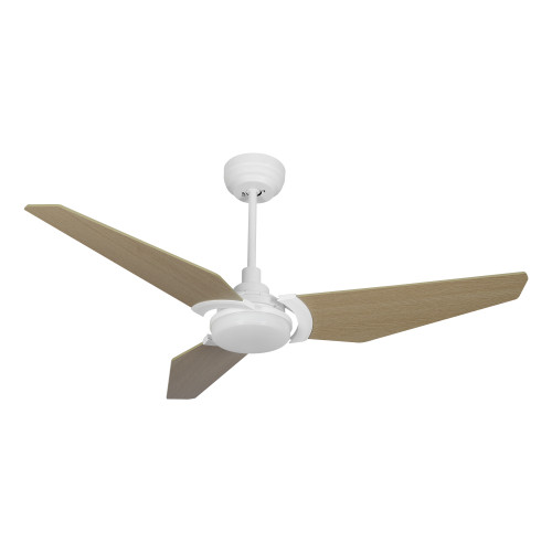 Kaj 56" White Outdoor Smart Ceiling Fan, LED Light Kit (VS563B-L12-W6-1)