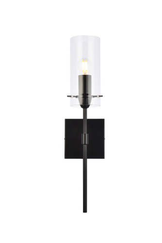 Elsreth 1 Light Black Bath Sconce (LD2361BK)