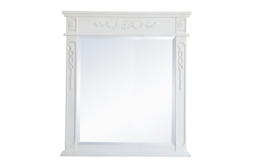 Danville Antique White Rectangular Mirror (VM13236AW)
