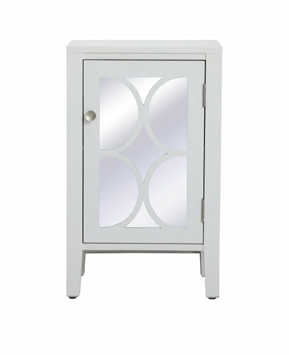 Modern 18" White Mirrored Cabinet (MF82035WH)