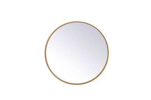Monet Brass Round Mirror (MR4821BR)