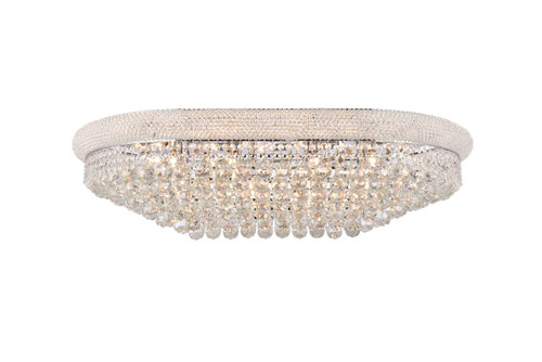 Primo 24 Light Chrome Flush Mount With Clear Crystal (V1800F40SC/RC)