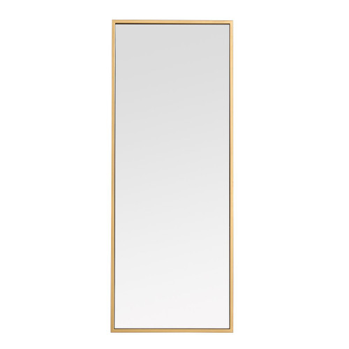 Monet Brass Rectangular Mirror (MR41436BR)
