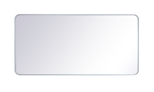 Evermore Soft Corner White Rectangular Mirror (MR803060WH)
