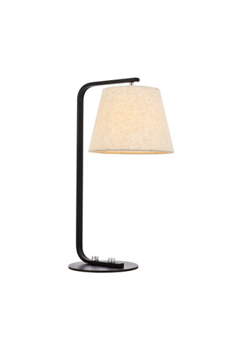 Tomlinson 1 Light Black Table Lamp (LD2367BK)