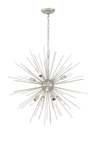 Timber 8 Light Champagne Pendant (LD5040D30CG)