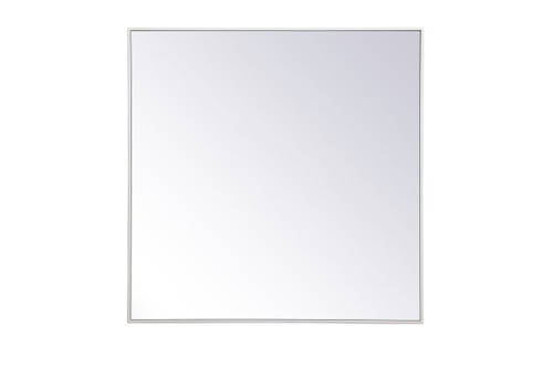 Monet White Round Mirror (MR43636WH)