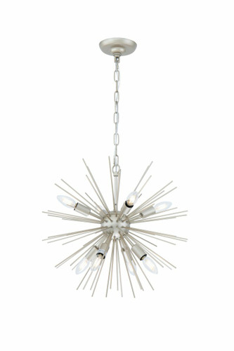 Timber 8 Light Champagne Pendant (LD5037D20CG)