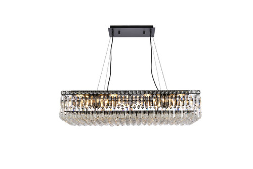 Maxime 36 Inch Black Chandelier (V2034D36BK/RC)