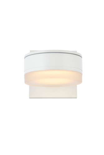 Raine Integrated LED Outdoor White Wall Sconce (LDOD4013WH)