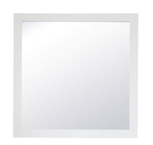 Aqua White Square Vanity Mirror (VM23636WH)