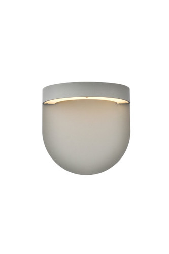 Raine Integrated LED Outdoor Silver Wall Sconce (LDOD4031S)