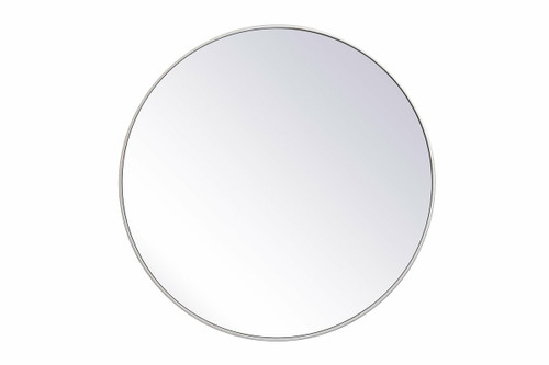 Monet Silver Round Mirror (MR4839S)