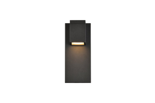 Raine Integrated LED Outdoor Black Wall Sconce (LDOD4007BK)