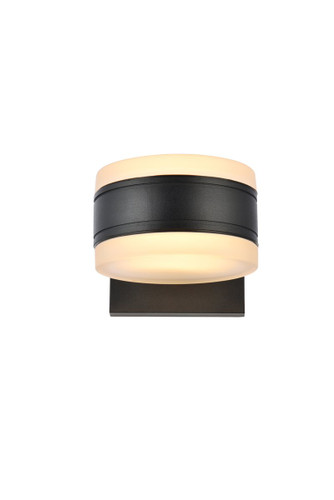 Raine Integrated LED Outdoor Black Wall Sconce (LDOD4012BK)