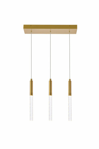 Ruelle 3 Light Gold Pendant (5203D18G)