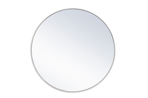 Eternity White Round Mirror (MR4037WH)