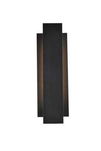 Raine Integrated LED Outdoor Black Wall Sconce (LDOD4005BK)